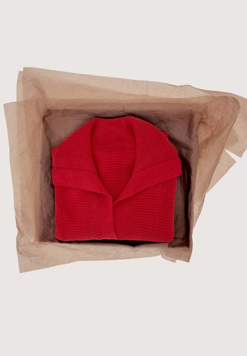 MANGO - Sweater manzana - red