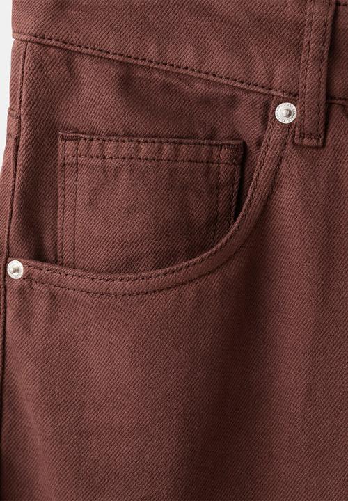MANGO - Jeans carol - medium orange