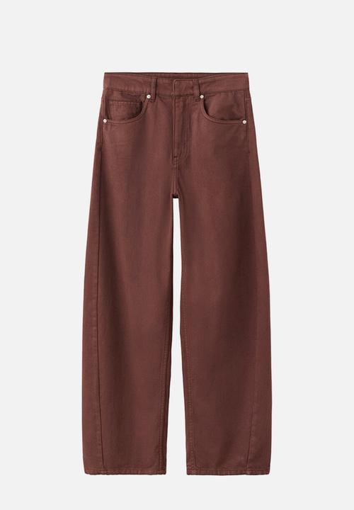 MANGO - Jeans carol - medium orange