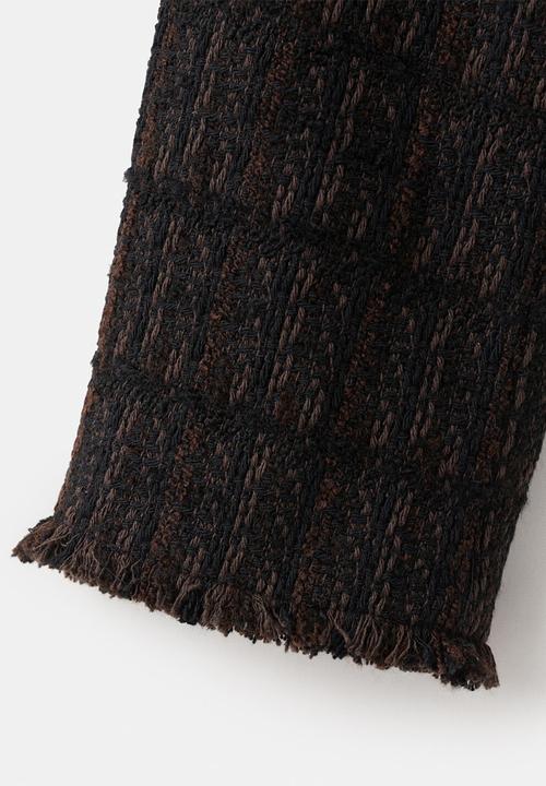MANGO - Jacket monaco - dark brown