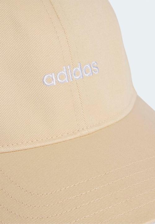 adidas Performance - Linear emb cap - crystal linen/white