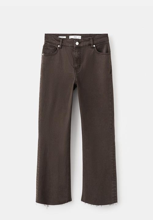MANGO - Jeans sienna - dark brown