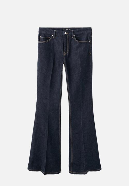 MANGO - Jeans violeta - open blue