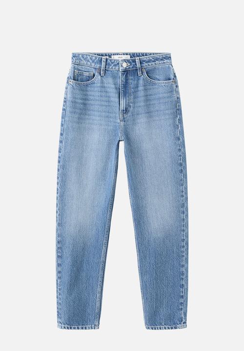 MANGO - Jeans mom2000 - open blue