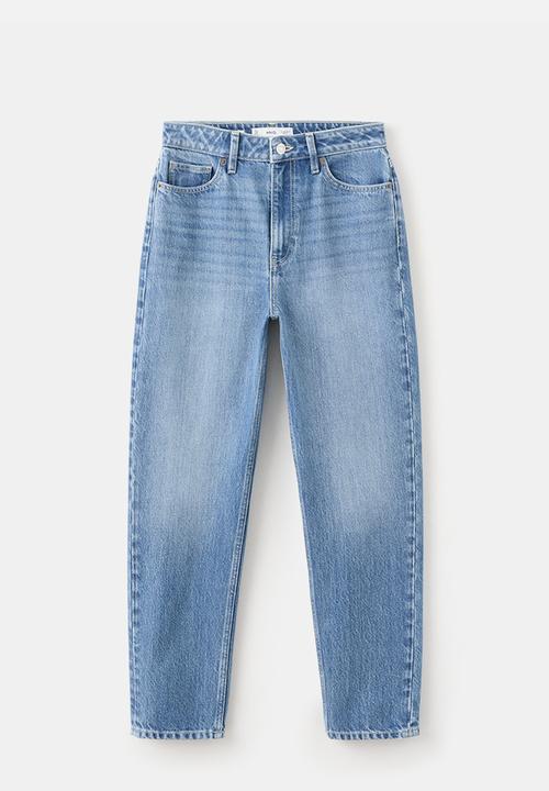 MANGO - Jeans mom2000 - open blue