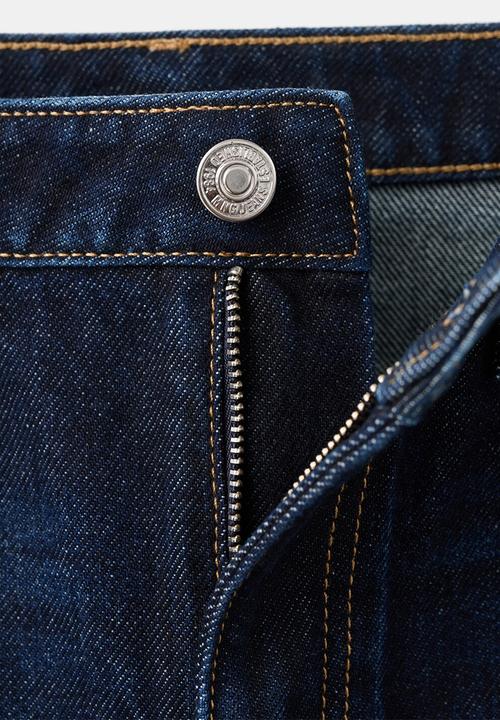 MANGO - Jeans mom2000 - denim blue