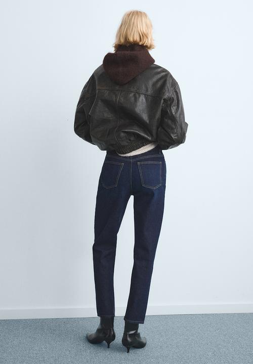MANGO - Jeans mom2000 - denim blue
