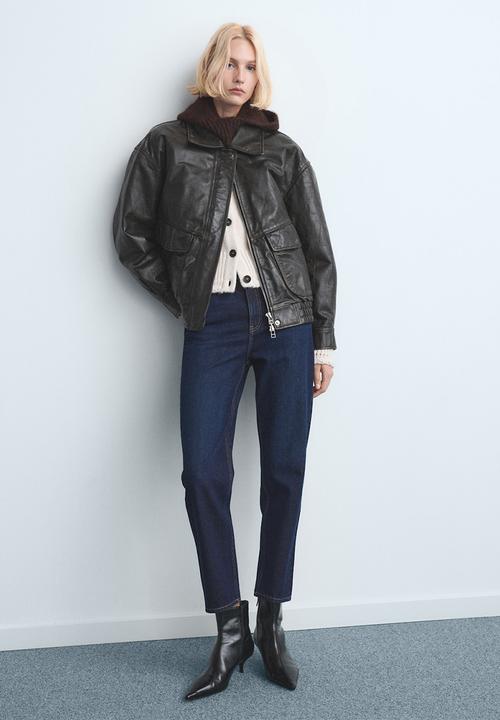 MANGO - Jeans mom2000 - denim blue