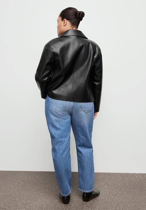 MANGO - Jeans mom2000 - open blue