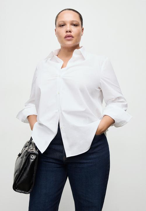 MANGO - Jeans mom2000 - denim blue