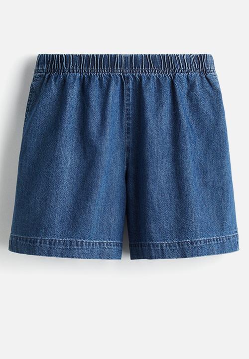 H&M - Denim pull-on shorts - denim blue