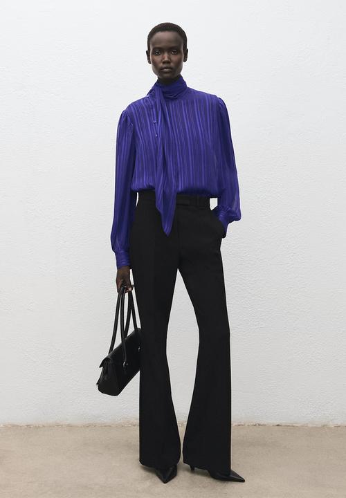 MANGO - Blouse moldavia - medium blue