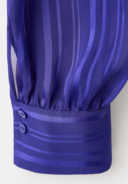 MANGO - Blouse moldavia - medium blue