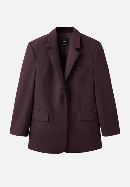 MANGO - Blazer hidra - dark red