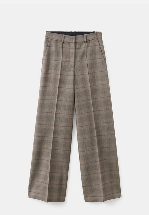 MANGO - Trousers monet - brown