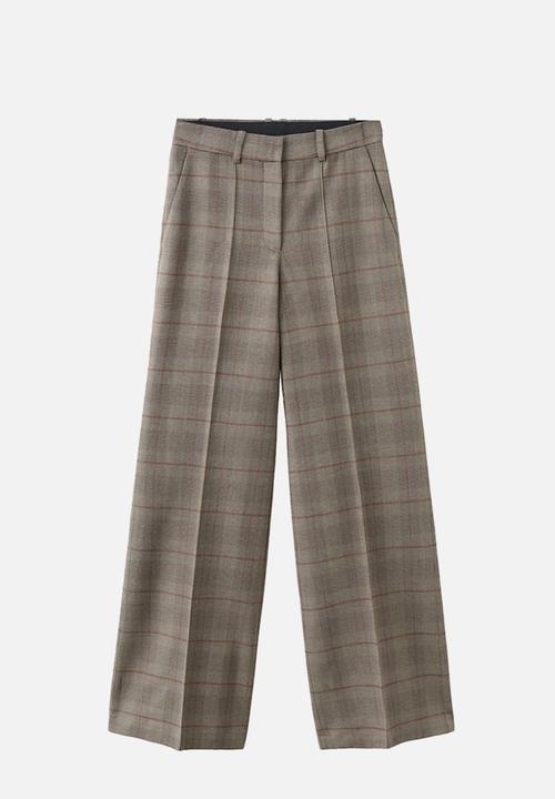 MANGO - Trousers monet - brown