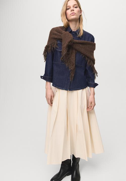 MANGO - Shirt aylin - open blue