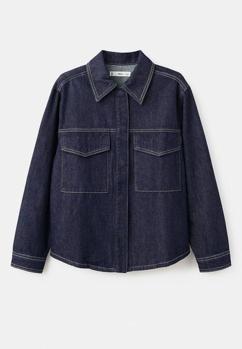 MANGO - Shirt aylin - open blue