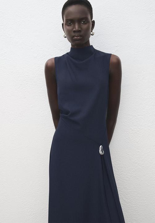 MANGO - Dress elea - navy