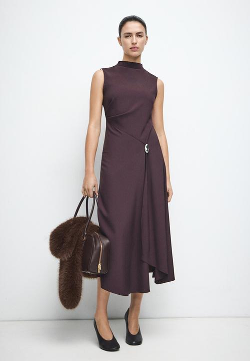 burgundy active dress Timeless Tapestry Burgundy Sleeveless Mini Dress main image 1
