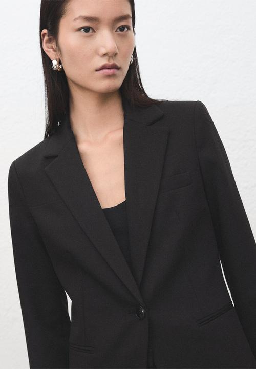 MANGO - Blazer boreal - black