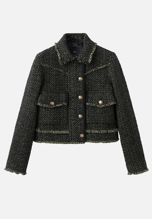 MANGO - Jacket chaketi - green