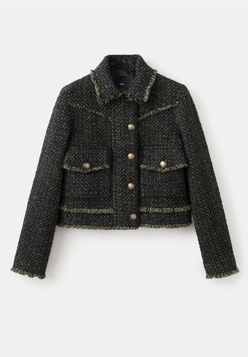 MANGO - Jacket chaketi - green