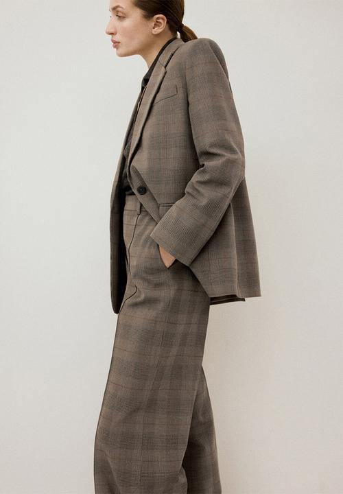 MANGO - Blazer monet - brown