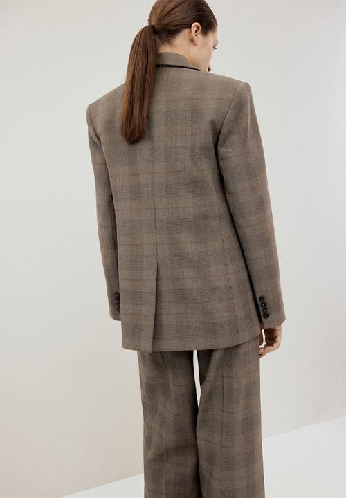 MANGO - Blazer monet - brown