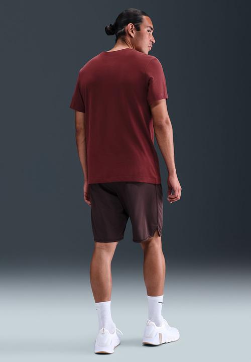 Nike -  Dri-FIT Winning T-Shirt - Dark TeaRed