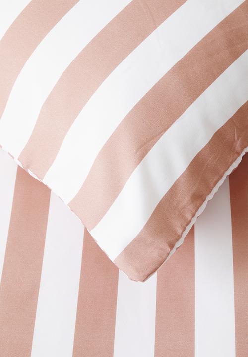 Sixth Floor - Stripe Duvet Cover - Blush