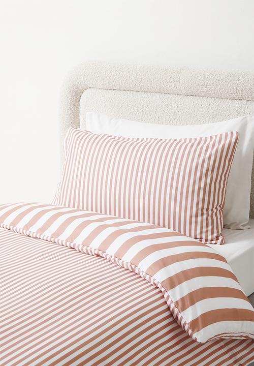 Sixth Floor - Stripe Duvet Cover - Blush