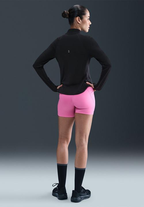 Nike - Nike Tempo Women's Dri-Fit 1/4-Zip Running Top - Black/Reflective Silv