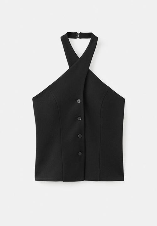 MANGO - Vest delfi - black