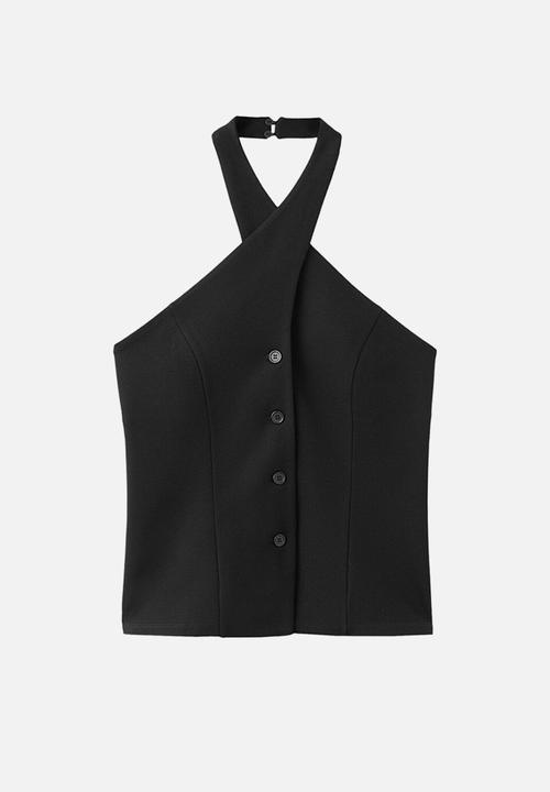 MANGO - Vest delfi - black