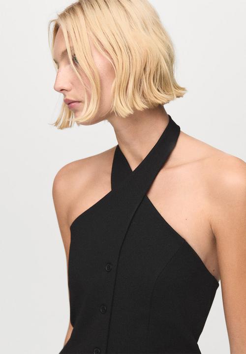 MANGO - Vest delfi - black