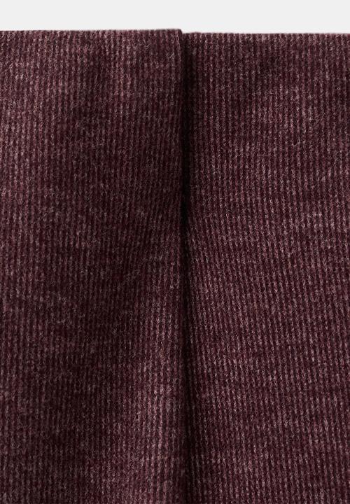 MANGO - Trousers michi - dark red