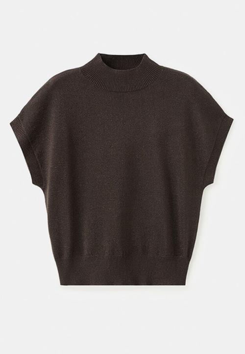 MANGO - Sweater monaco - dark brown