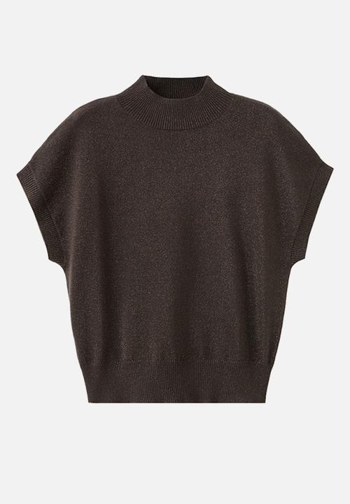 MANGO - Sweater monaco - dark brown