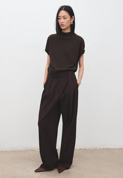 MANGO - Sweater monaco - dark brown
