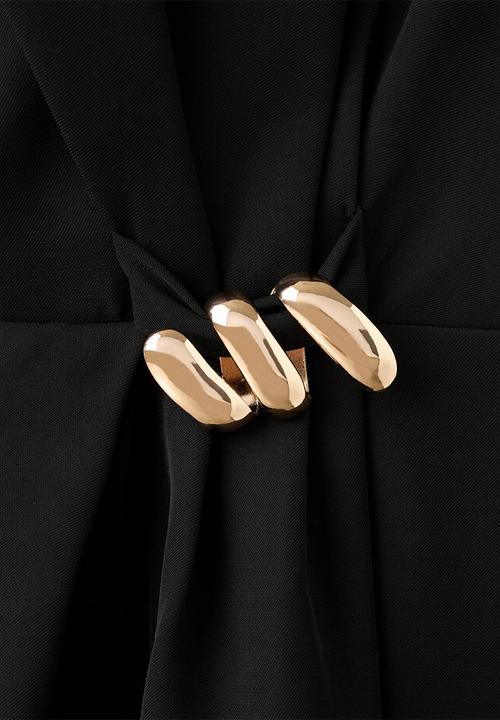 MANGO - Dress vane - black