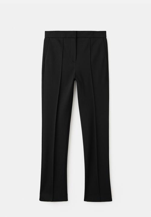 MANGO - Trousers paloma - black
