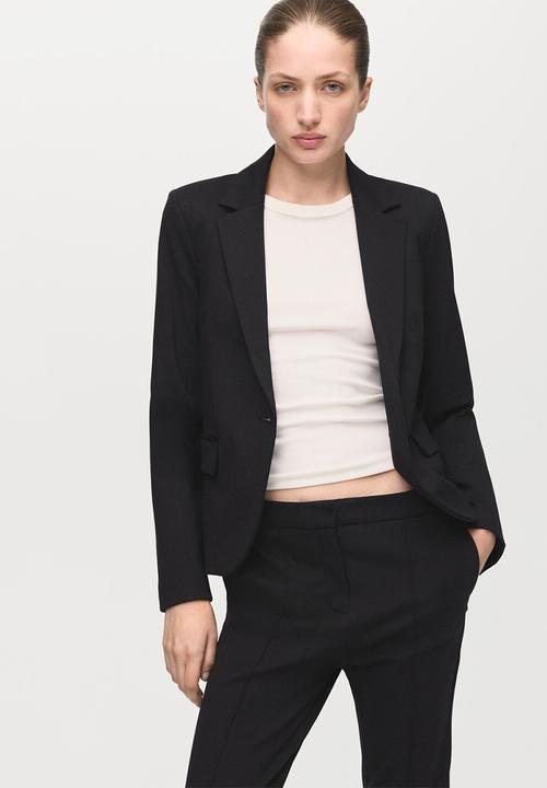 MANGO - Trousers paloma - black