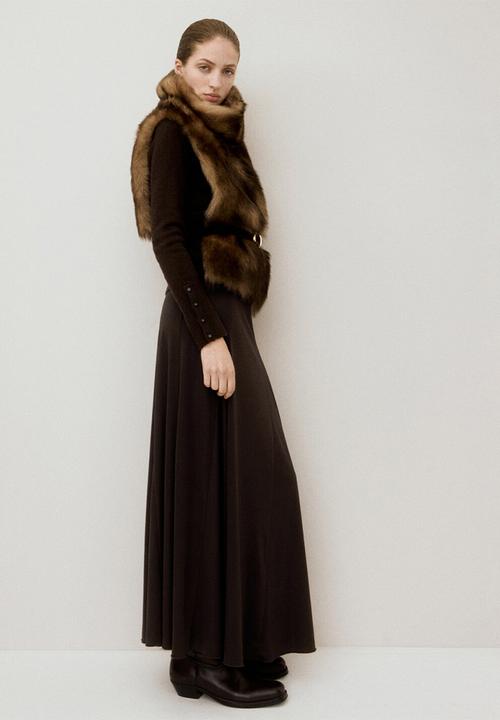 MANGO - Skirt odette - brown