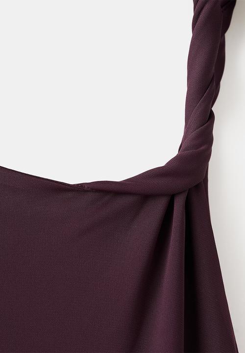 MANGO - Jumpsuit alicia - dark red