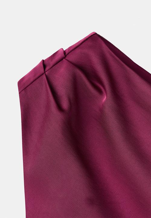 MANGO - Dress safron - bright pink