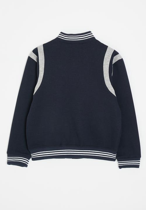 Pop Candy - Baseball jacket - navy/white
