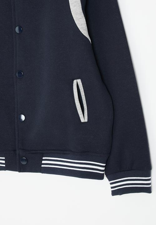 Pop Candy - Baseball jacket - navy/white