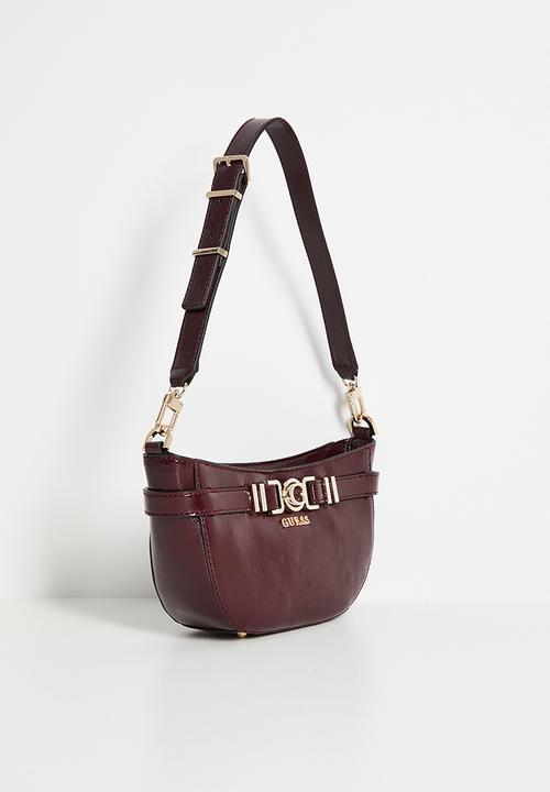 GUESS - Cirene shoulder bag - burgundy