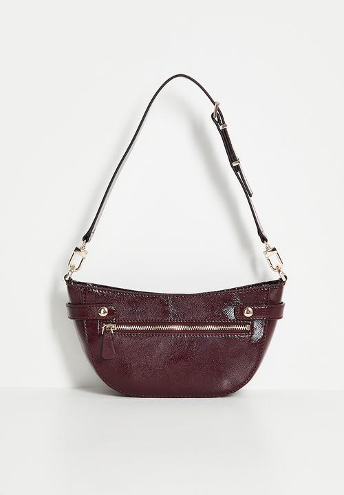 GUESS - Cirene shoulder bag - burgundy